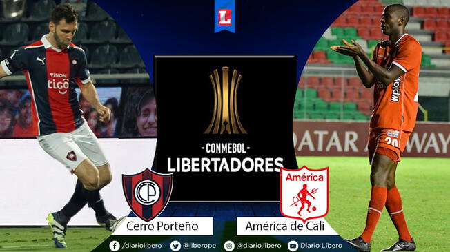 Cerro Porteño vs América de Cali EN VIVO por la Copa Libertadores.
