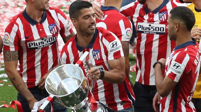 Luis Suárez se proclamó campeón de LaLiga con Atlético Madrid