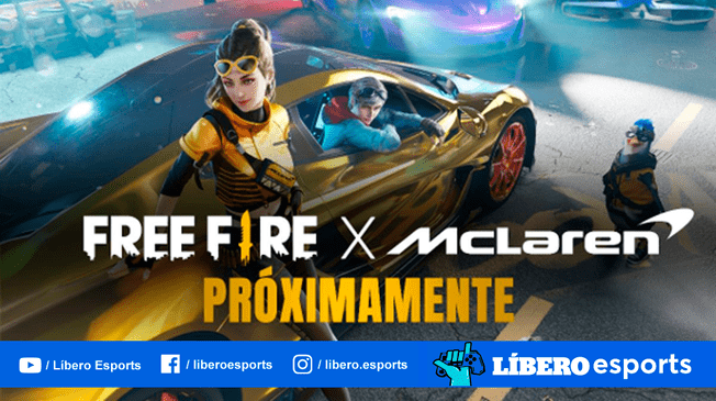 Mclaren y Free Fire muestran nueva colaboración