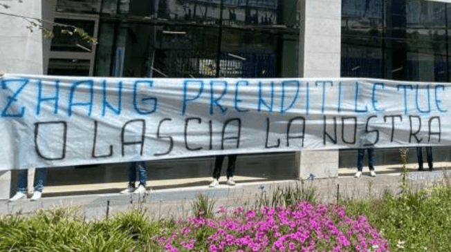 Ultras del Inter y su mensaje al presidente por partida de Conte