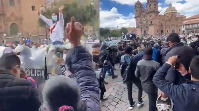 Keiko Fujimori recibió el rechazo de los ciudadanos en Cusco