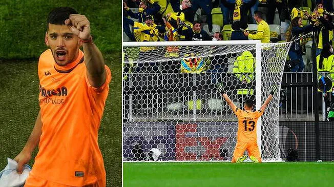 Gerómino Rulli anotó el onceavo gol de Villarreal en la tanda de penales