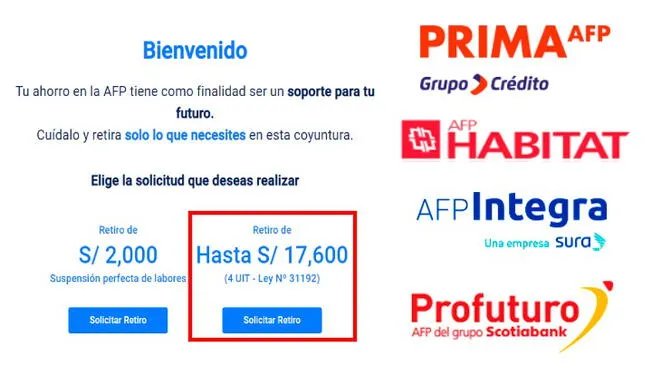 Retiro AFP: ¡La plataforma de registro ya fue habilitada! – LINK AQUÍ