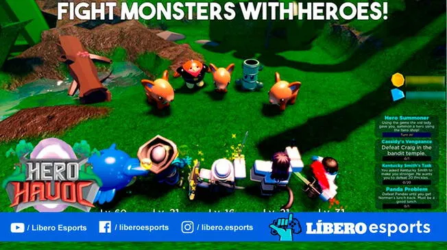 Roblox: promocodes vigentes para Hero Havoc - mayo 2021