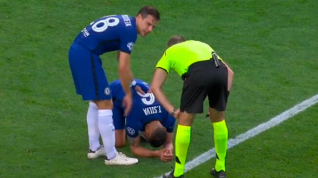 Thiago Silva se lesionó en el Manchester City vs Chelsea por final de Champions League.