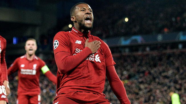 Wijnaldum tiene contrato con el Liverpool hasta el 30 de junio del 2021.