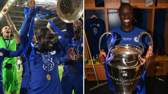 N'Golo Kanté resaltó el trabajo colectivo para que Chelsea sea campeón de la Champions League