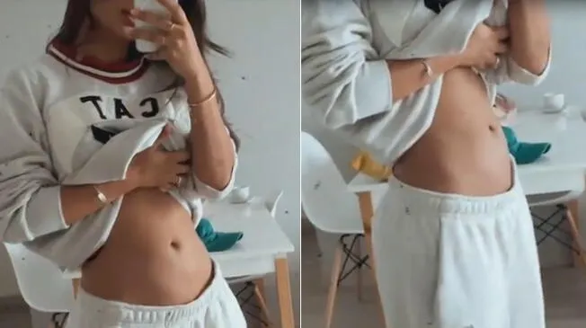 Ivana Yturbe luce por primera vez su pancita tras confirmar embarazo - Video