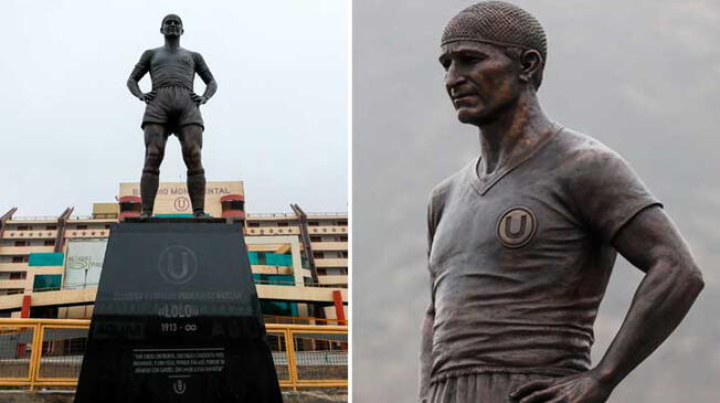 Desvelan nueva estatua de 'Lolo' Fernández, máximo ídolo de Universitario