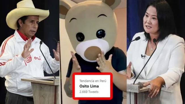 'Osito Lima' es tendencia en Twitter: usuarios lo critican por su posición política