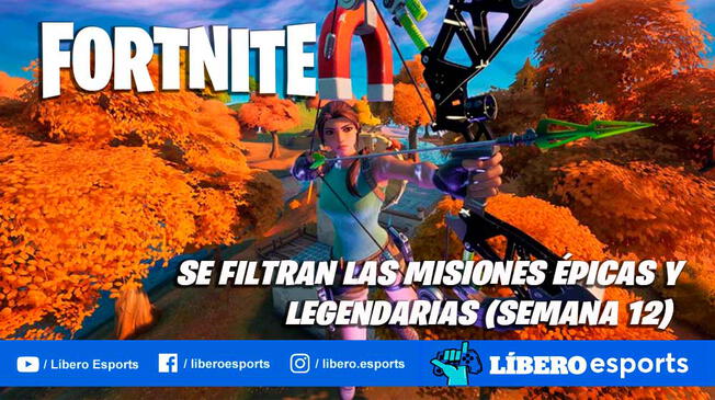 Fortnite Temporada 6: se filtran las misiones épicas y legendarias - Semana 12