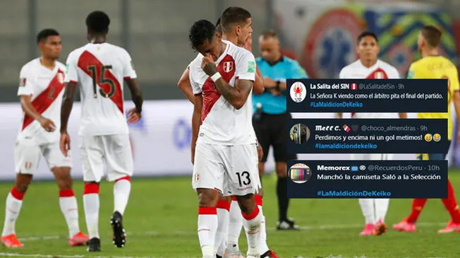 #LaMaldiciónDeKeiko se volvió tendencia en el Perú vs. Colombia por las Eliminatorias