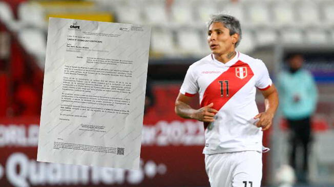 Raúl Ruidíaz recibió carta de la ONPE por participar en spot político