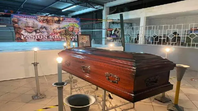Realizan funeral del luchador Pasión Kristal, que murió el pasado miércoles