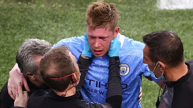 Kevin de Bruyne se sometió a una operación en el rostro