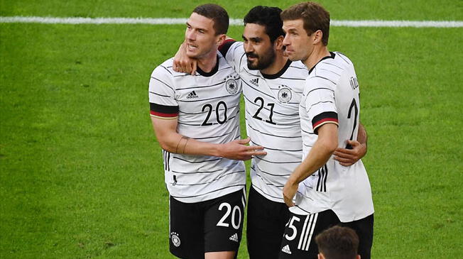 Alemania goleó a Letonia en amistoso internacional