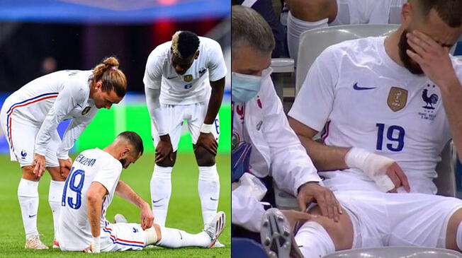 Karim Benzema se lesionó con Francia