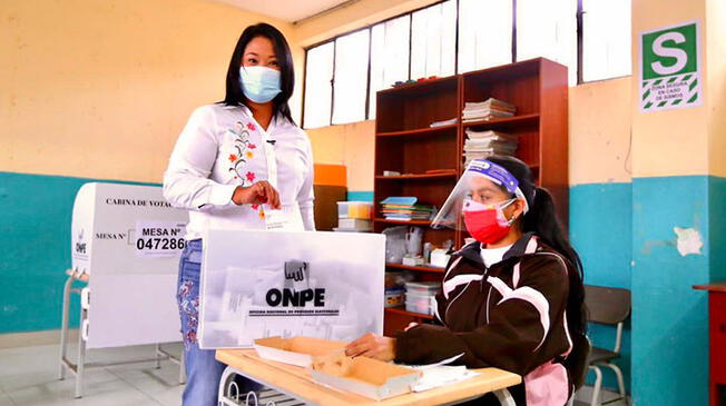 Keiko Fujimori obtuvo una gran cantidad de votos en Lima, superando con creces a Pedro Castillo.