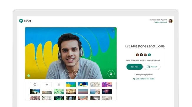 Google Meet permite utilizar fondo durante videollamadas en Android