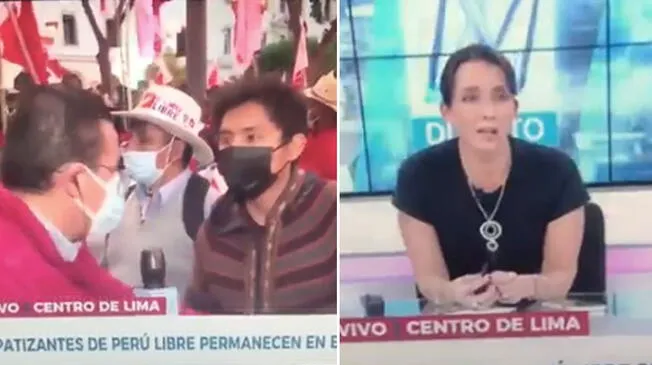 Periodista ignora comentarios de simpatizantes de Perú Libre Twitter