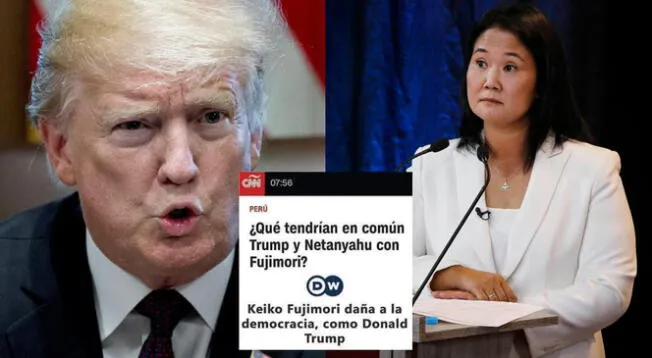 Prensa extranjera compara a Keiko Fujimori con Donald Trump