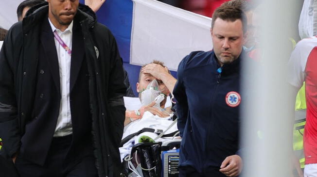 Christian Eriksen fue reanimado tras sufrir desmayo