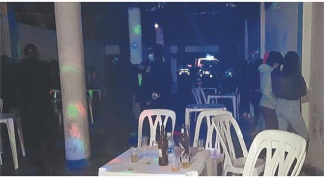 COVID-19: intervienen a 40 personas en una fiesta clandestina de Chimbote