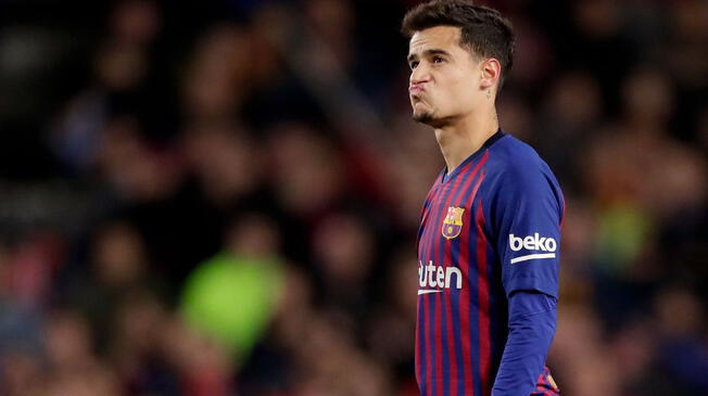 Philippe Coutinho viene recuperándose de una lesión en la rodilla izquierda. Foto: AFP