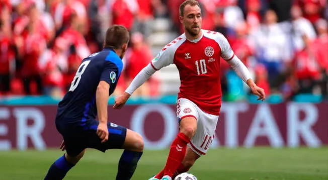 Christian Eriksen sufrió un aparente paro cardiaco en su primer partido de la Eurocopa.