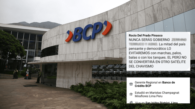 Banco de Crédito del Perú negó que supuesta trabajadora pertenezca al BCP.