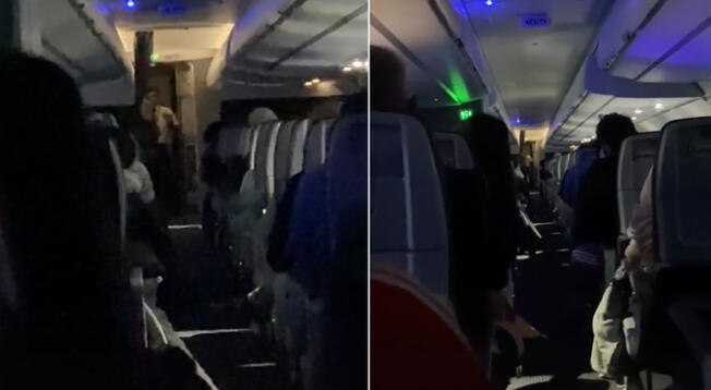 Auxiliar de vuelo llamó la atención a pasajeros por su mal comportamiento durante el viaje