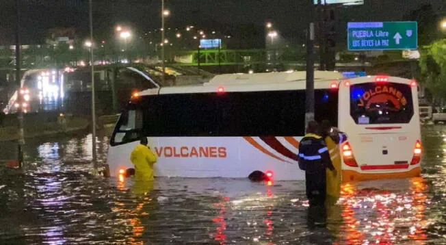 Las lluvias causaron grandes afectaciones en calles de la CDMX.