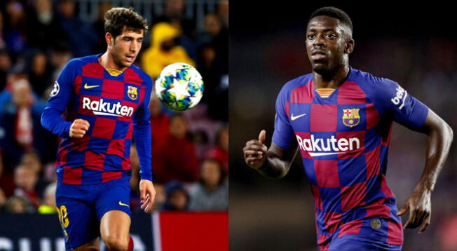 Sergi Roberto y Ousmane Dembélé tienen contrato con Barcelona hasta junio del 2022.