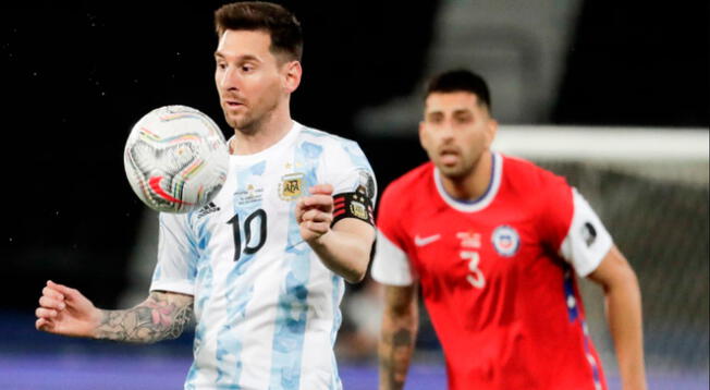 Argentina 1-1 Chile por la Copa América 2021.
