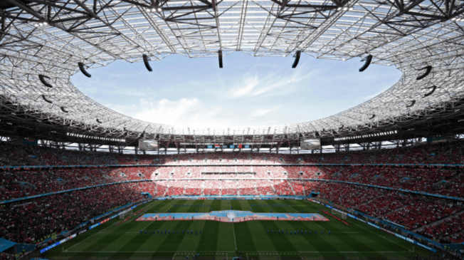 Eurocopa: el Portugal vs Hungría se viene jugando a estadio lleno. Eurocopa: el Portugal vs Hungría se viene jugando a estadio lleno.