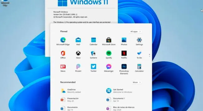 Se filtran imágenes del nuevo Windows 11