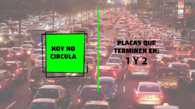 Recuerda los engomados que hoy no circulan en CDMX y zona metropolitana