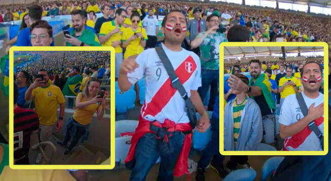 En el Maracaná: viralizan video de hincha peruano entonando himno nacional en solitario