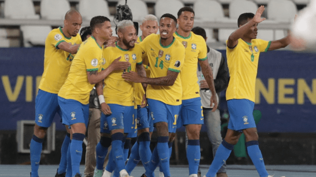 Brasil goleó a Perú y es líder del Grupo A de la Copa América 2021