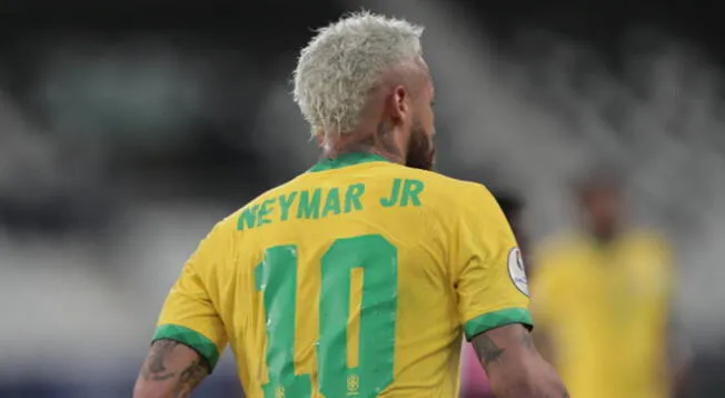 Neymar brilló en la goleada a Perú.