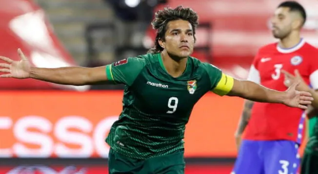 El delantero boliviano se pierde el duelo ante Chile.