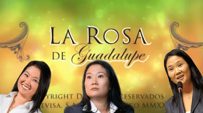 Cortan la Rosa de Guadalupe para transmitir marcha de Fuerza Popular.