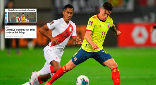 Perú vs Colombia chocan por la fecha 3 de la Copa América 2021.