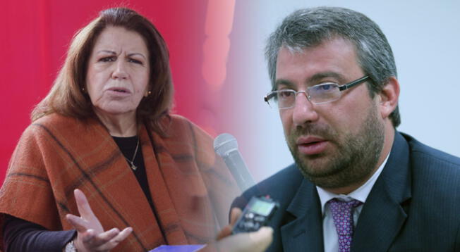 Lourdes Flores indicó a Piero Corvetto que "no se porte como un ladrón". Composición: El Popular.