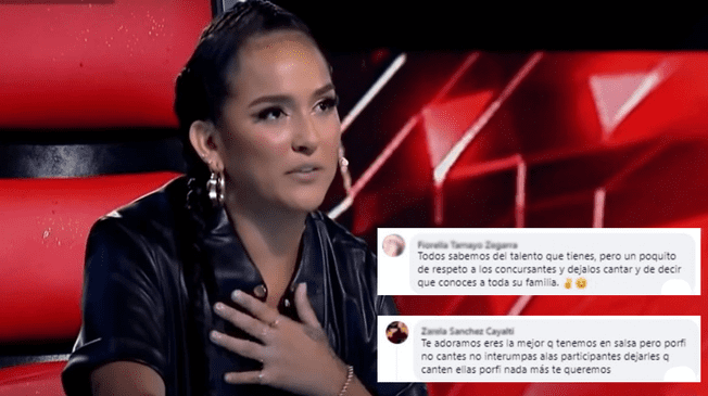 Daniela Darcourt es jurado de La Voz Perú 2021.