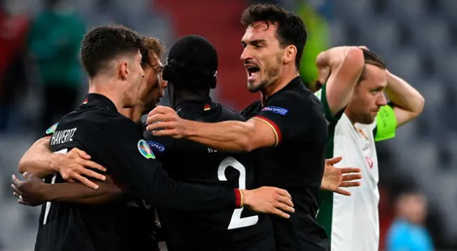 Alemania empató con las justas ante Hungría pero accedió a octavos de final