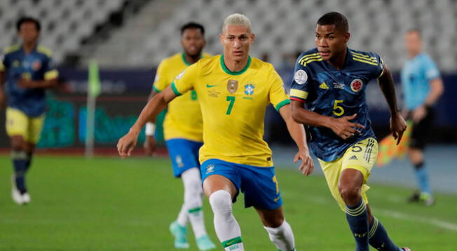 Brasil enfrenta a Colombia por Copa Amperica