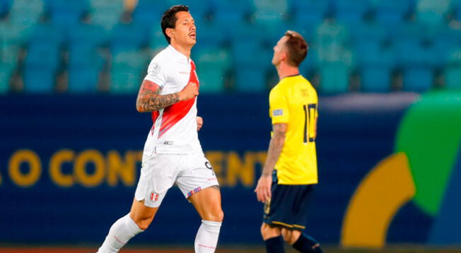 Gianluca Lapadula brilló ante Ecuador por la Copa América 2021.