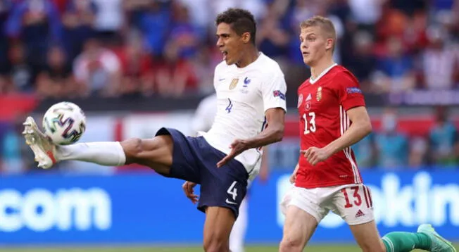 Varane viene disputando la Eurocopa.