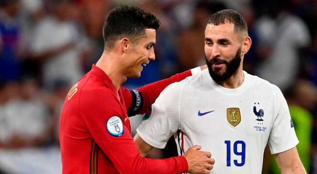 Benzema revela conversación con Cristiano Ronaldo al término del Portugal vs Francia